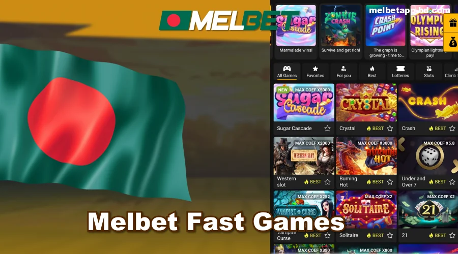 Melbet Fast Games in Bangladesh