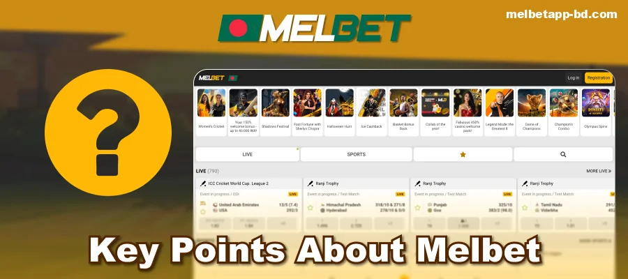 Key Points About Melbet Bangladesh